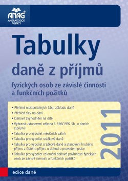 Tabulky daně z příjmů FO ze závislé činnosti 2011