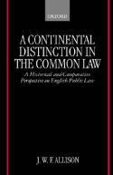 A Continental Distinction in the Common Law