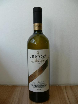 Cricova Prestige Chardonnay 2011, jakostní víno bílé - suché