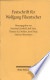 Festschrift für Wolfgang Fikentscher