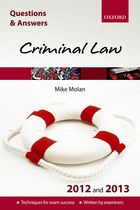 Q & A Revision Guide: Criminal Law 2012 and 2013