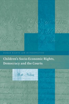 Children's Socio-Economic Rights, Democracy and the Courts