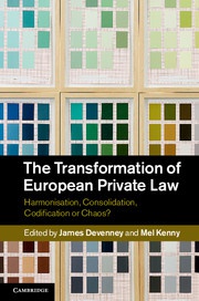 The Transformation of European Private Law - Harmonisation, Consolidation, Codification or Chaos?