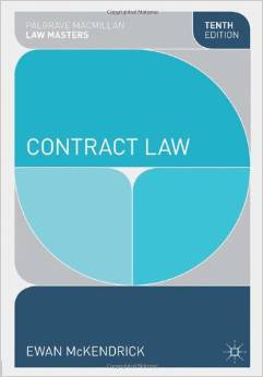 Contract Law (Palgrave Macmillan Law Masters)