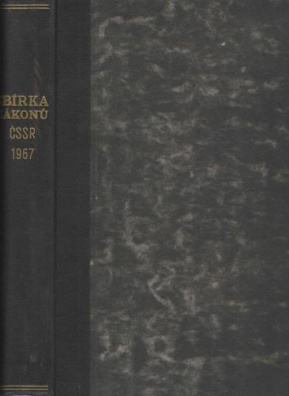 Sbírka zákonů ČSSR 1967, částka 1- 48